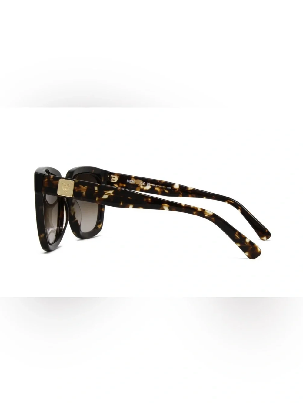 MCM MCM610S 215 Tortoise Oversized Square Gradient Sunglasses 54-21-140 w/ Case